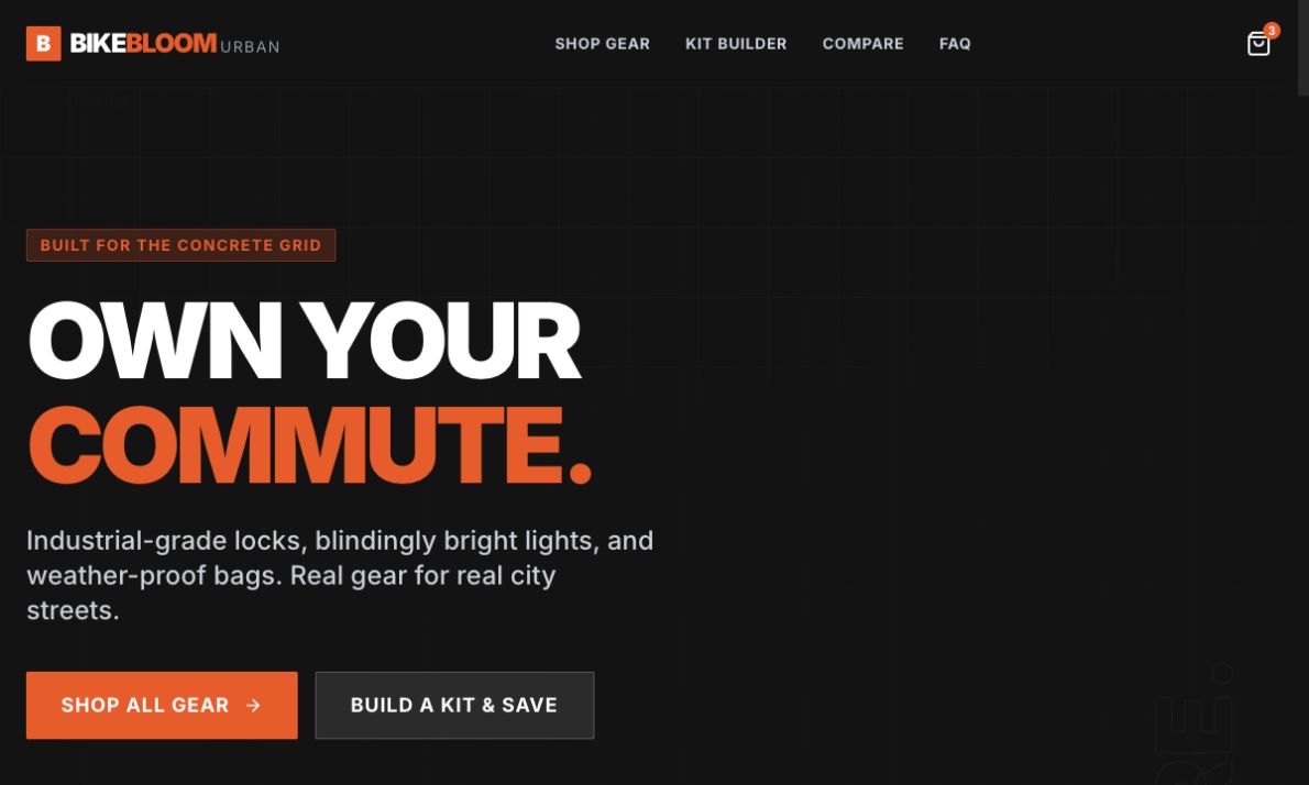 BikeBloom Urban 项目预览