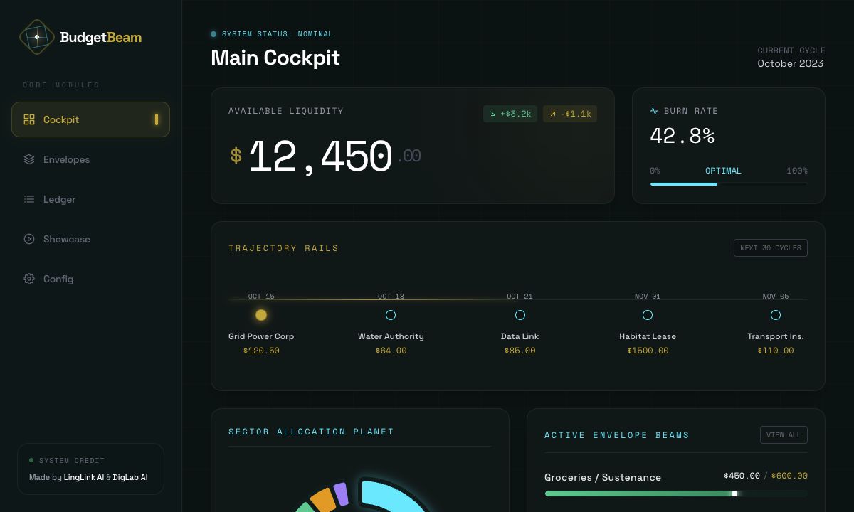 BudgetBeam 项目预览