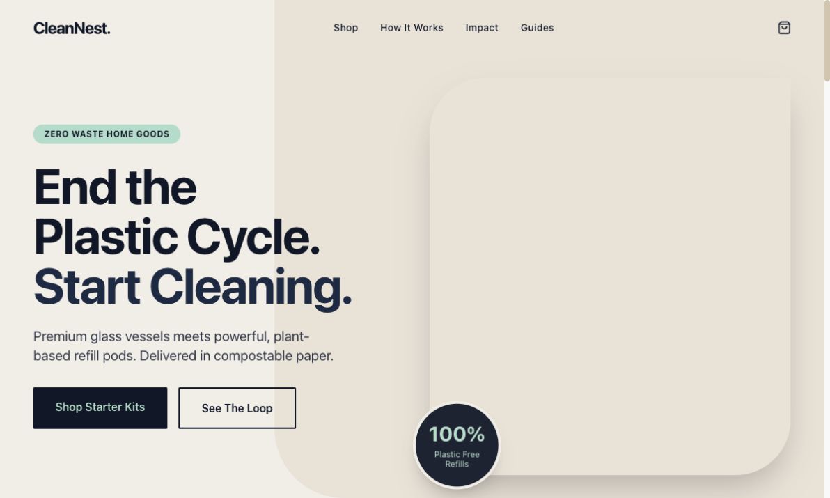 CleanNest Refill 项目预览