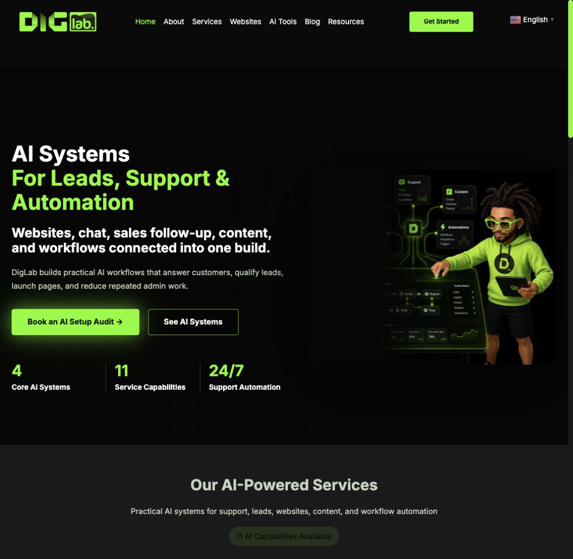 DigLab AI 项目预览