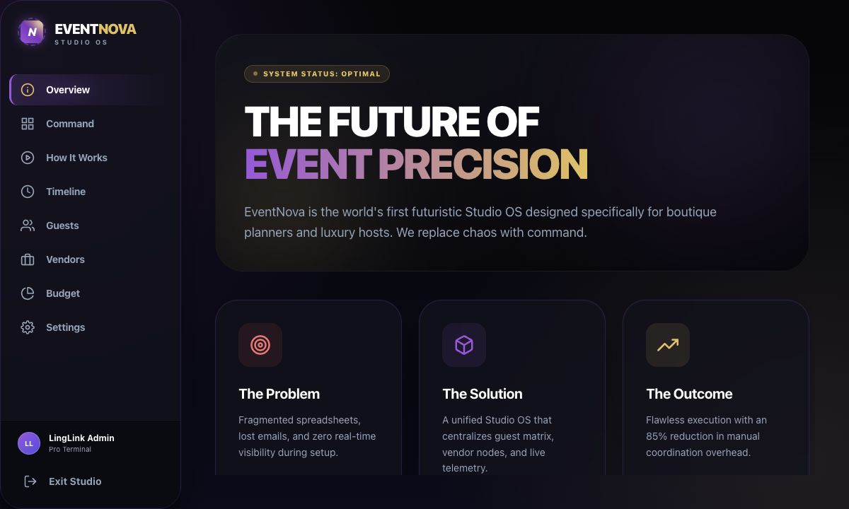 EventNova 项目预览