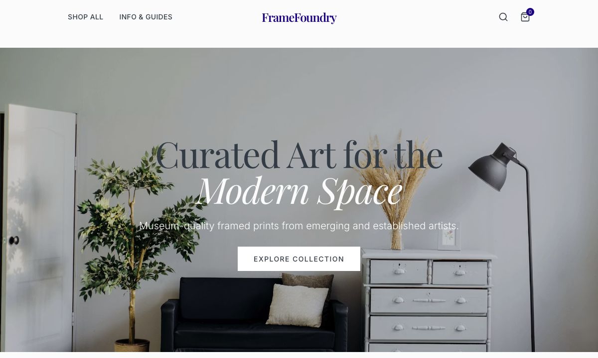FrameFoundry Prints 项目预览
